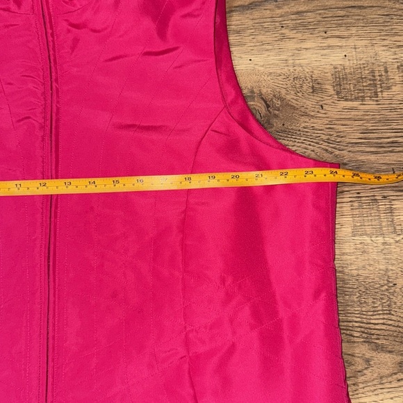 Women's Pink Sleeveless Jacket - Picture 4 of 8